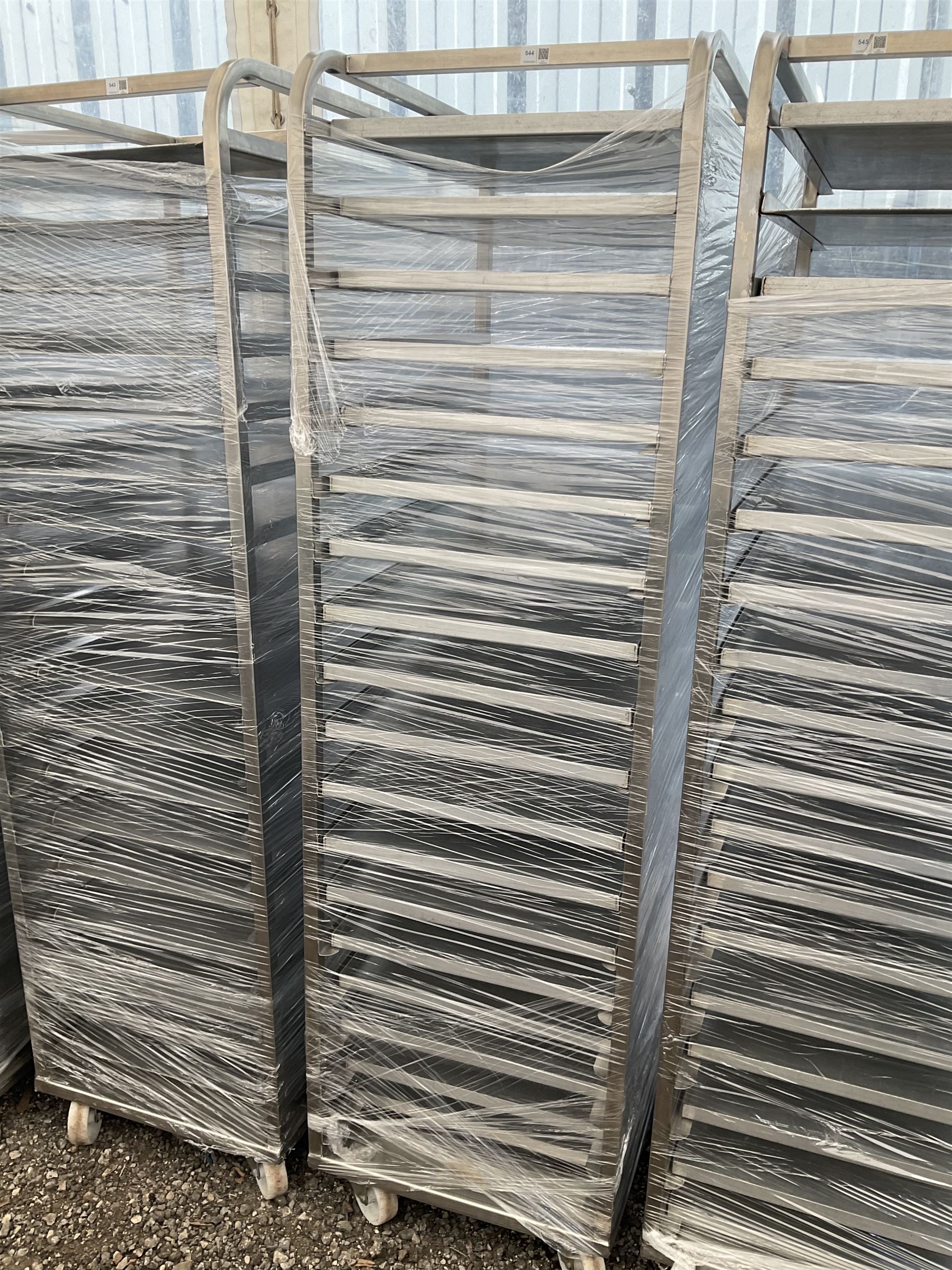 Stainless steel commercial tray rack trolley | Commercial Assets | 83139