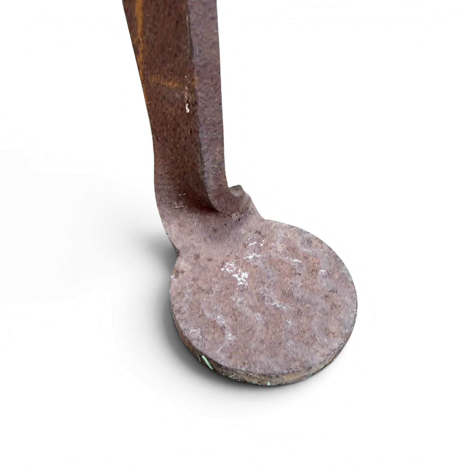 Corten steel industrial minimalism garden
bench, sapele hardwood plank seat and
backrest, unfinished steel with stained
timber