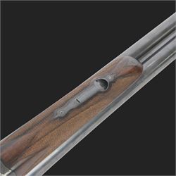 Holland and Holland 12 bore single trigger sidelock ejector, side by side double barrel shotgun with 76cm (30