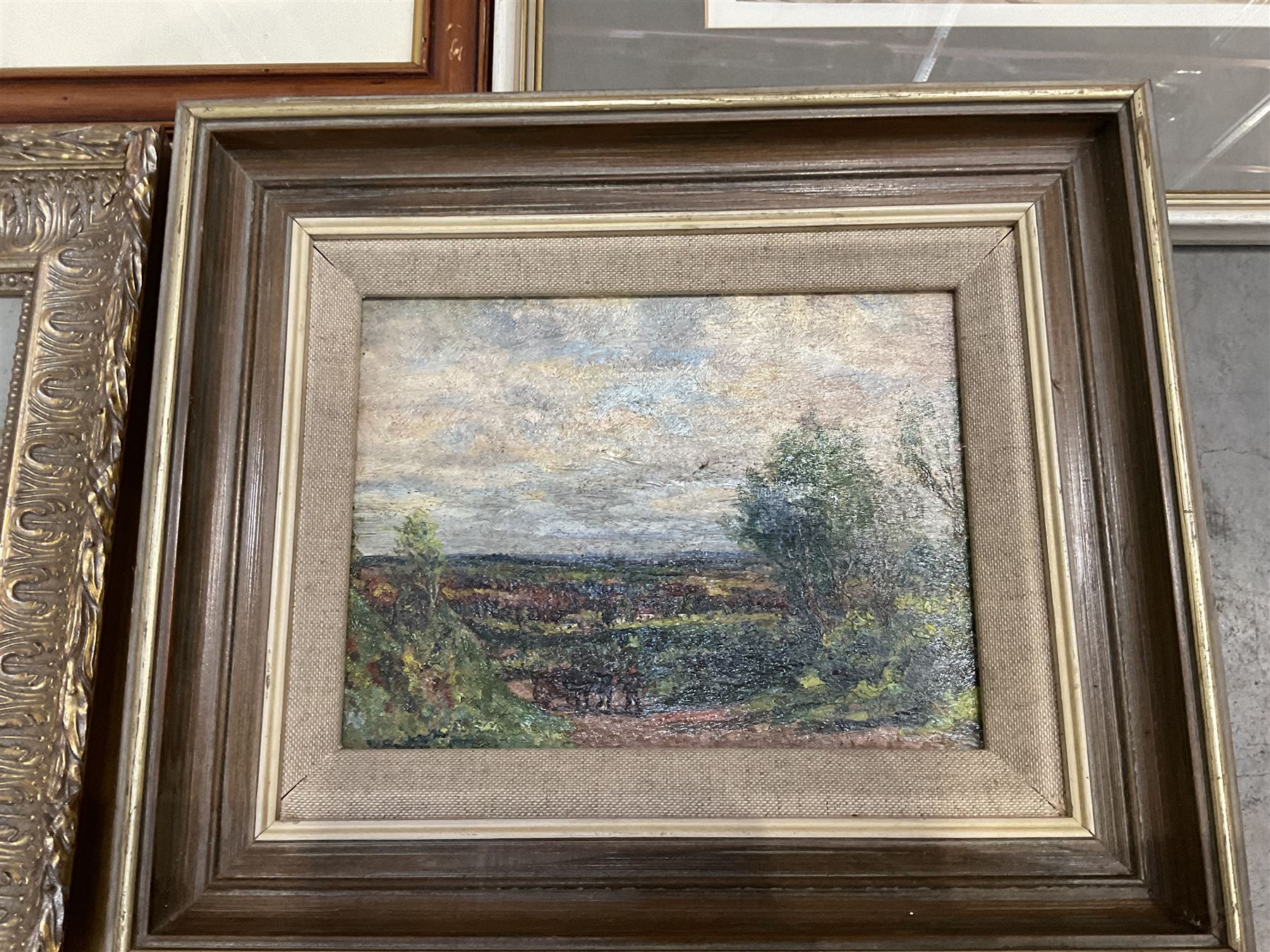Collection of 19th and early 20th century oil paintings and watercolours, artists including Joseph Pighills, Victor Noble Rainbird, Louis Cox, Arthur W Newsholme, John Sowden, Arthur Tucker, Albert Woods, Alfred Robert Hayward, Manner of Thomas Creswick, etc (15)