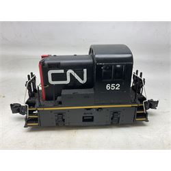 LGB (Lehmann Gross Bahn) G scale, gauge 1 0-4-0  diesel shunter and similar Switcher, both unboxed