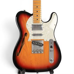 Fender Japan TN-SPL J Craft Thinline Special Telecaster electric guitar. serial no. T047201, circa 1994/5, L97cm, in soft case