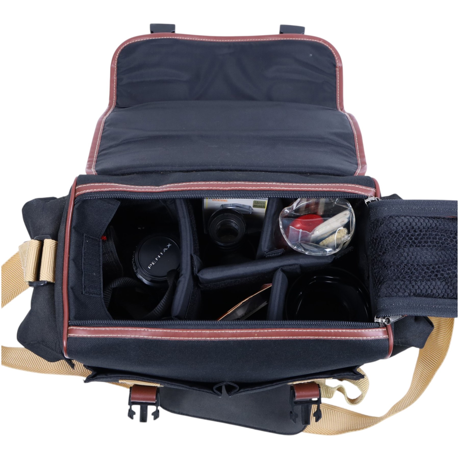 Pentax P30, two Coolpix cameras and accessories