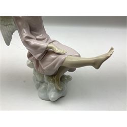 Lladro Season Angels set, comprising Spring Angel no 6146, Fall Angel no 6147, Summer Angel no 6148 and Winter Angel no 6149, all with original boxes, largest example 29cm