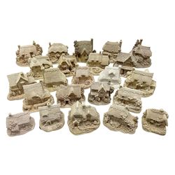 Twenty-three Lilliput Lane models from the Paint Your Own collection, to include Catmint Cottage, Sugar and Spice, Gypsy Cottage, Ruby Cottage and Little Birch, some boxed