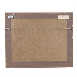 Alan Bray (British late 20th century): The Clock Tower Scarborough, watercolour signed and dated 18th January 1992, 23cm x 35.5cm