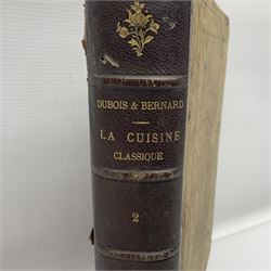 French recipe book, Dubois & Bernard; La Cuisine Classique 