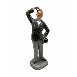 Two limited edition Royal Doulton figures, Stan Laurel HN2774 3,280/9,500, and Oliver Hardy HN2775 3,280/9,500