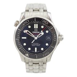 Omega Seamaster gentleman's stainless steel Co-Axial automatic chronometer wristwatch, Ref...