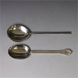 Two Late 20th century silver spoons, each with Queen Elizabeth II Coronation hallmark for ...