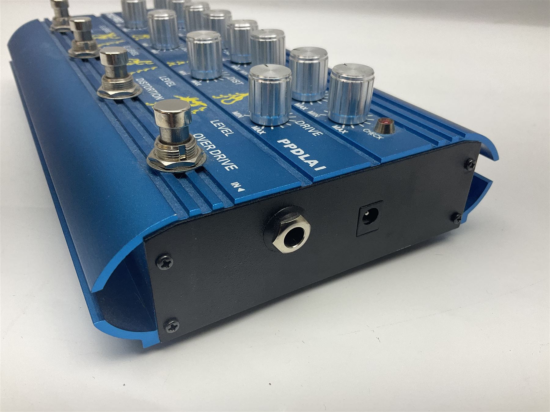 Harman DigiTech Trio Band Creator; boxed with power supply, lead and paperwork; and Pylepro PPDLAI guitar multi effects controller (2)