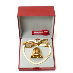 Set of six Georg Jensen annual mobile Christmas decorations | Wood