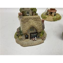 Twenty Lilliput Lanes, including The Chocolate House, Chiltern Mill, Blaise Hamlet, St Kevin Church, some with deeds and original boxes