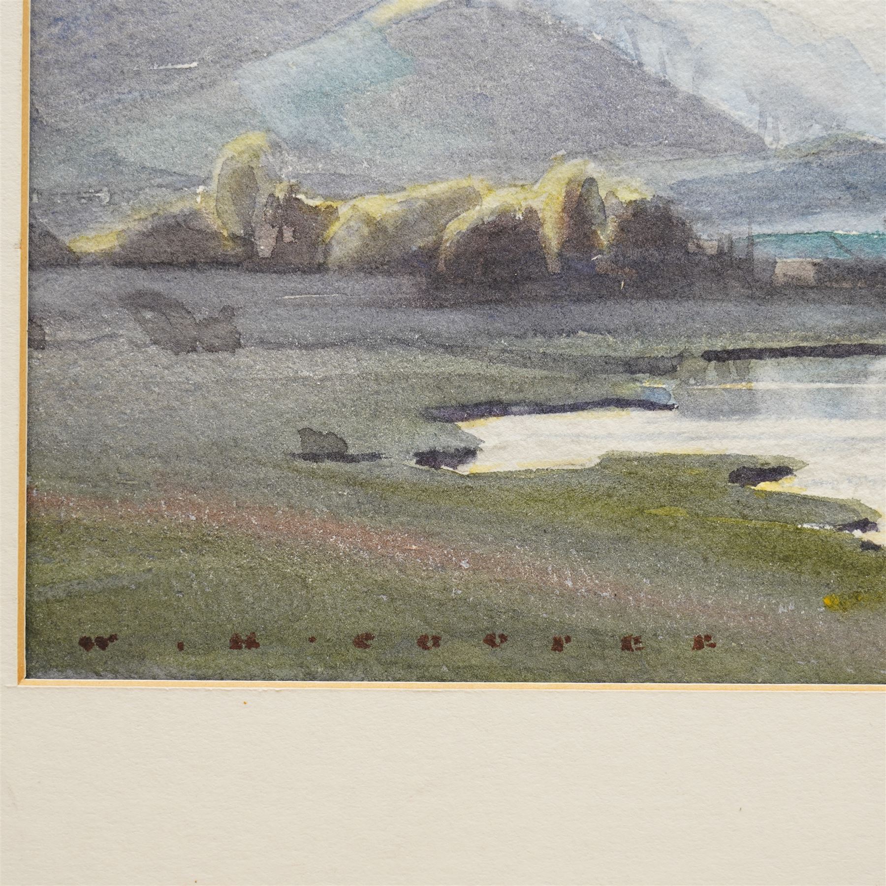William Heaton Cooper RI (British 1903-1995): Coniston Water - Lake District, watercolour signed 28cm x 38cm