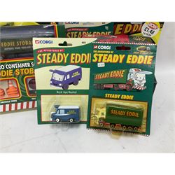 Over twenty Eddie Stobart promotional and advertising models/sets by Corgi, Lledo, Vanguard etc; all boxed