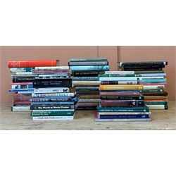Large quantity of reference books on architecture, motor sport, country houses, auction ca...