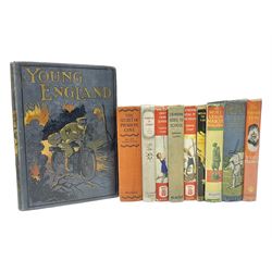 Young England An Illustrated Annual 1918; three children's books by Joanna Lloyd; Pettman Grace: Missing The Tide. 1949; and five other children's books; some with dustjackets (10)