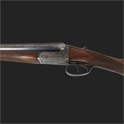 William Evans 12 bore double trigger boxlock ejector, side by side double barrel shotgun with 66cm (26