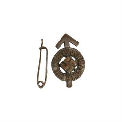WWII Third Reich SA Sports badge, serial no 755229 by Berg & Nolte and HJ Proficiency award