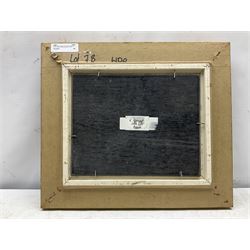 Robert Casper (British 20th century): Still Life of Fruit, oil on panel signed19cm x 24cm