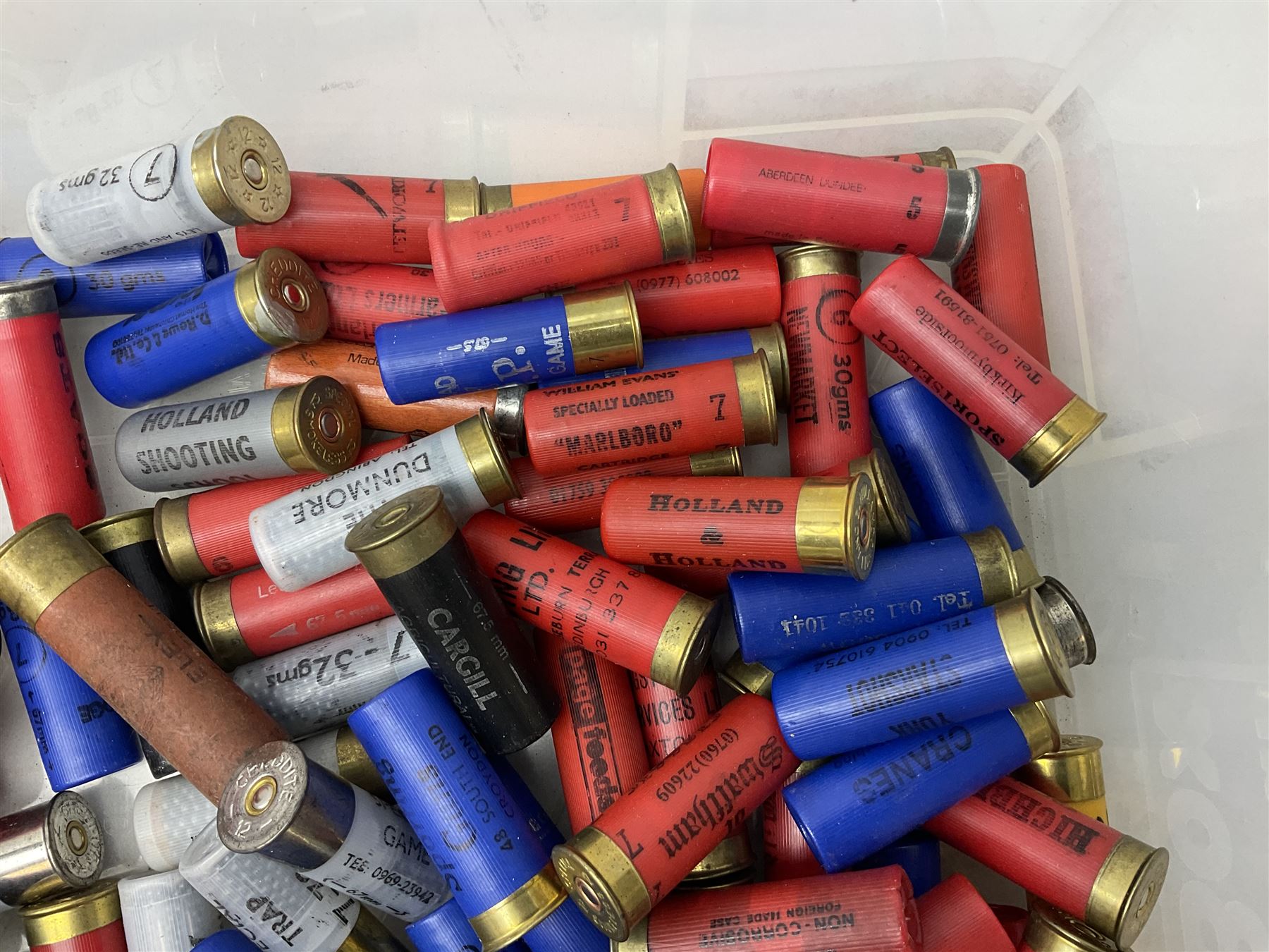 Approximately two-hundred and fifty collector's 12-bore cartridges SHOTGUN LICENCE REQUIRED