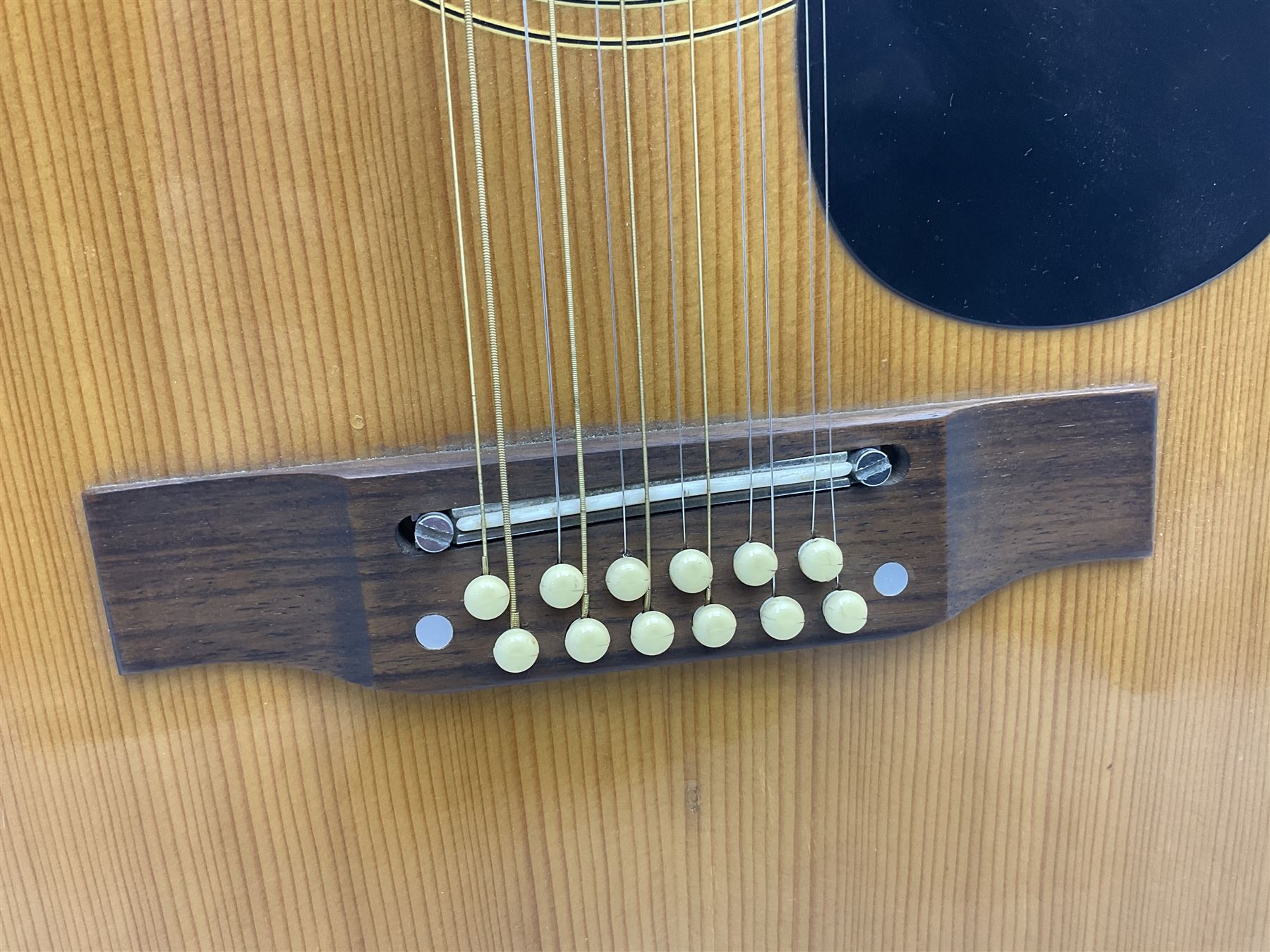 Grant Model No.W-220L twelve-string acoustic guitar with mahogany back and ribs and spruce top L109cm