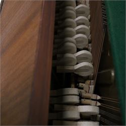 1970s Bentley upright piano, with teak effect veneer, serial no. 138837, H100cm