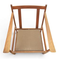 Peter Hvidt and Orla Mølgaard for France and Son - pair of mid-20th century model FD130 teak framed easy armchairs (2)