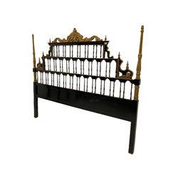 Large Spanish style pagoda headboard