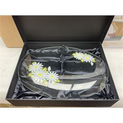 Dolls of the world, together with glass decanters, tea wares and other collectables, in two boxes 