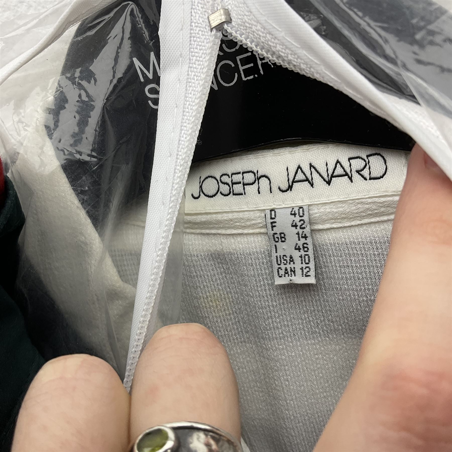 Collection of designer ladies jackets, suits, etc to include Jobis, Paul Costelloe, Escada by Margaretha Ley and Joseph Janard