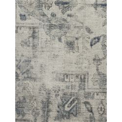 Ruggable Sarah blue quartz rug, with non slip cushion backing