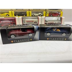 Eight Shell sportscar collection die-cast models including Lotus Esprit, BMW 850i, Farriari F40, together with other die-cast models including Lledo, Fisherman's Friend collection etc