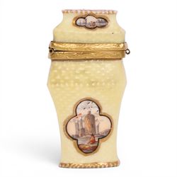 19th century continental etui or needle case, in the manor of Helena Wolfsohn, with six pa...