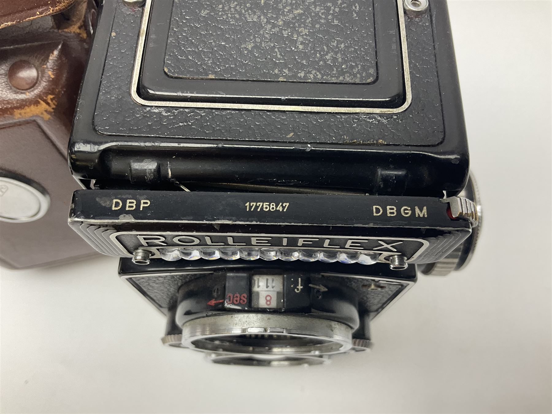 Rollei Rolleiflex 3.5C camera body, serial no 1775847, with 'Planar 1.35 f-75mm' lens serial no 1788432 and 'Heidosmat 1:2.8/75' lens serial no 2440876, complete with a cased set of additional lenses 