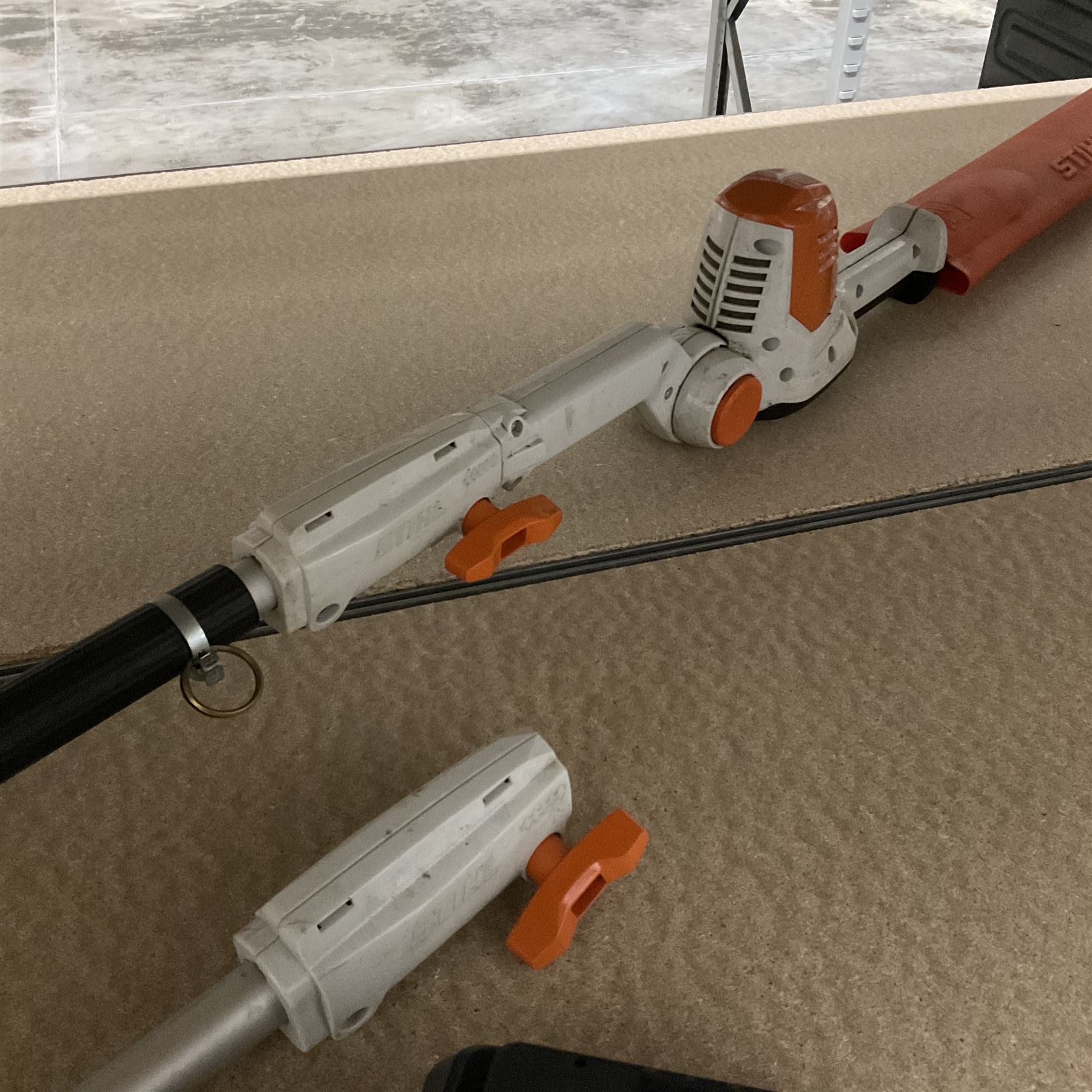 STIHL HLA 56 cordless long-reach hedge trimmer with two batteries and charger - THIS LOT IS TO BE COLLECTED BY APPOINTMENT FROM DUGGLEBY STORAGE, GREAT HILL, EASTFIELD, SCARBOROUGH, YO11 3TX