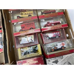 Quantity of boxed die-cast models to include Matchbox Models of Yesteryear, Corgi etc in four boxes