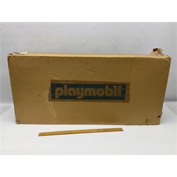 Playmobil 'G' gauge - 4031 Pennsylvania Railroad train set with 2-4-0 locomotive No.9518, tender, cattle truck and brake van, quantity of track, controller and other accessories; boxed with outer delivery packaging