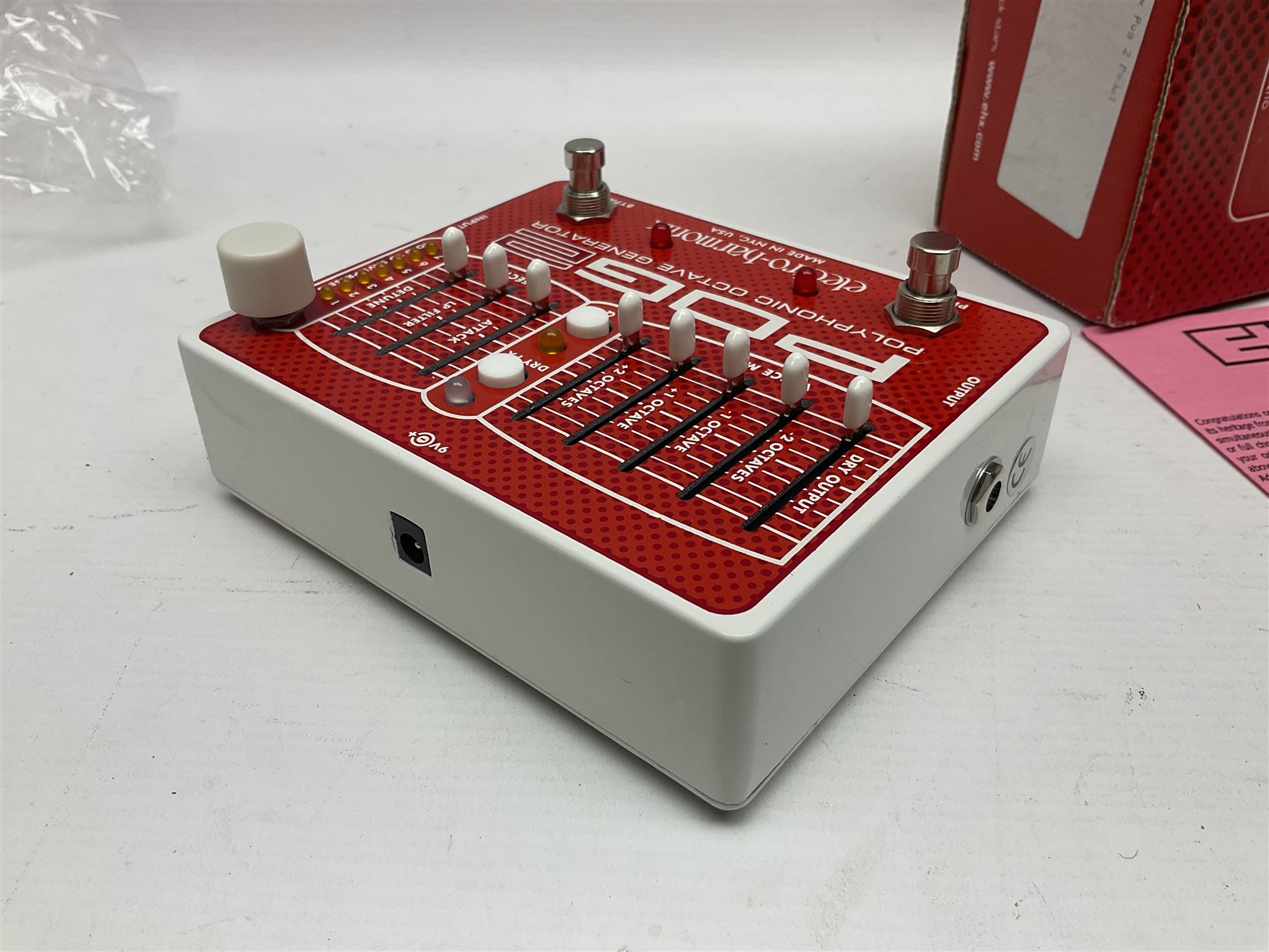 Electro Harmonix POG 2 Polyphonic Octave Generator guitar pedal, boxed 