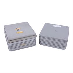 Fourteen 9.5mm cine film reels, mostly silent black and white, including two copies of The...