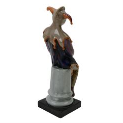 Two Royal Doulton figures, The Jester HN2016 and Autumtime HN3231, both boxed 