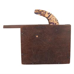 Boer war; Huntley & Palmers biscuit tin, used as a telescope holder, POW snake in a box marked Boer Camp Ceylon 1901, Boer War  leaflet, together with two volumes of Navy and Army Illustrated   