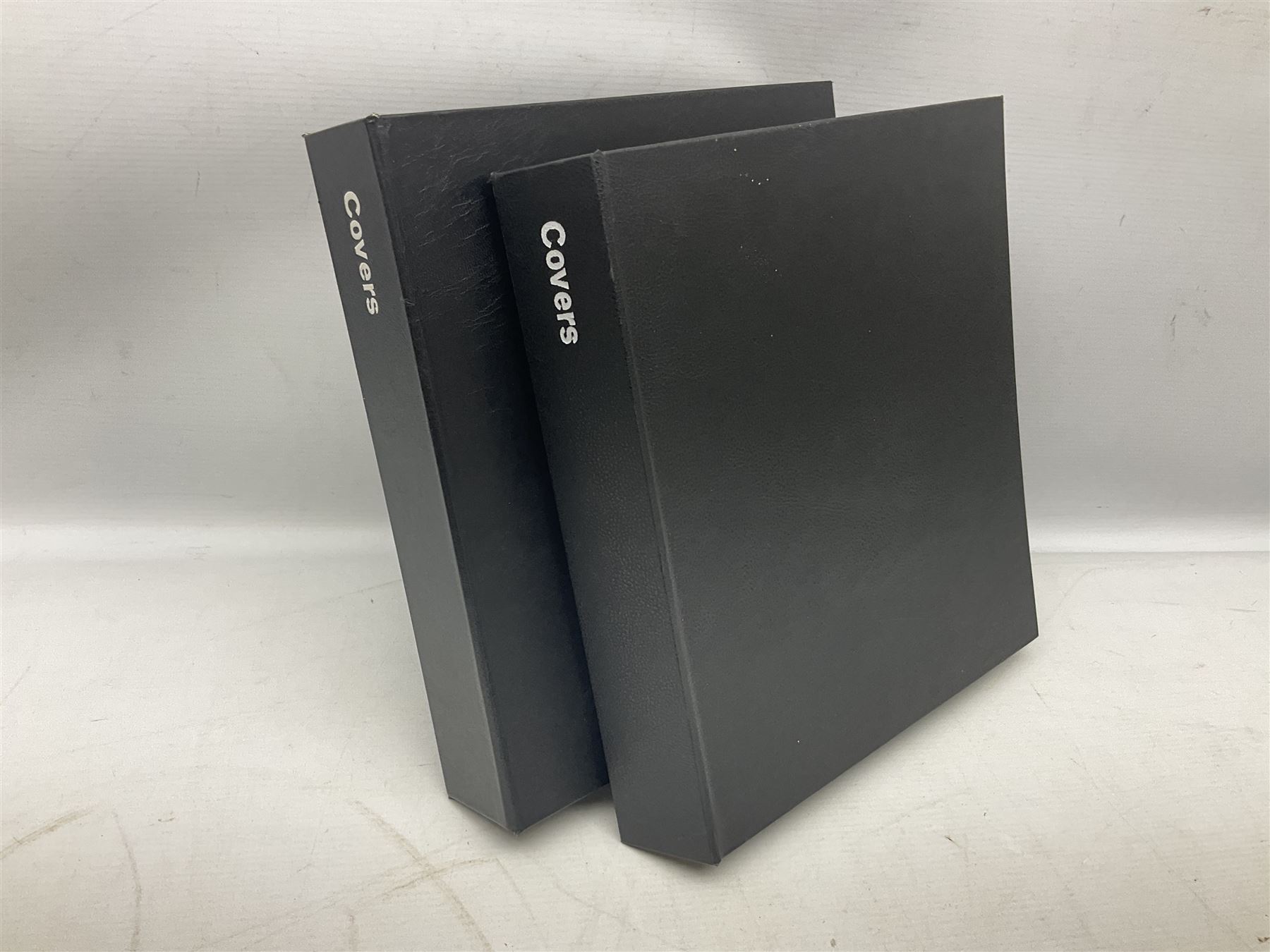 Postal history including air mail, telegrams, covers with 'Privy Purse Buckingham Palace' stamp, first day covers etc, housed in two ring binder folders