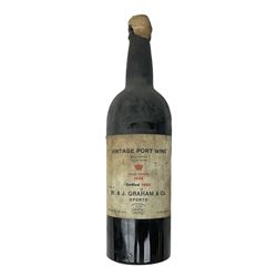 W & J Graham 1948 vintage port, bottled 
