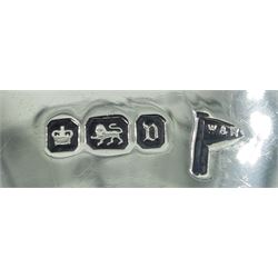 Pair of early 20th century small silver openwork footed bowls, of part pierced circular form upon domed circular feet, hallmarked Walker & Hall, Sheffield 1906 and 1912, H5.5cm D9.5cm, approximate total weight 3.18 ozt (99 grams)