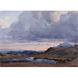 William Heaton Cooper RI (British 1903-1995): A Lakeland Tarn, possibly the Isle of Skye, ...