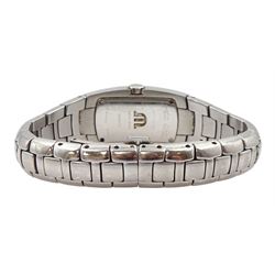 Maurice Lacroix ladies stainless steel diamond set wristwatch, Ref. IN 3012, with additional links