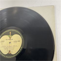 The Beatles White album vinyl record, with side opening gatefold sleeve, Apple Records, Stereo, SLPEA-1007 and 1008, YEX 710, 711 and 712