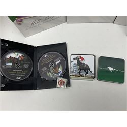 Atlas Editions pewter racehorses, to include Sea Bird, Kauto star etc  