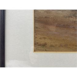 John Francis Branegan (British 1843-1909): 'Scarborough' South Bay, watercolour signed 47cm x 75cm 